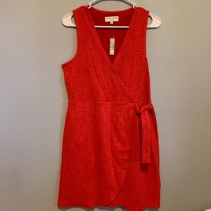Red Madewell Wrap dress